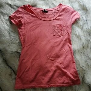 Cute Coral pink Rue 21 shirt